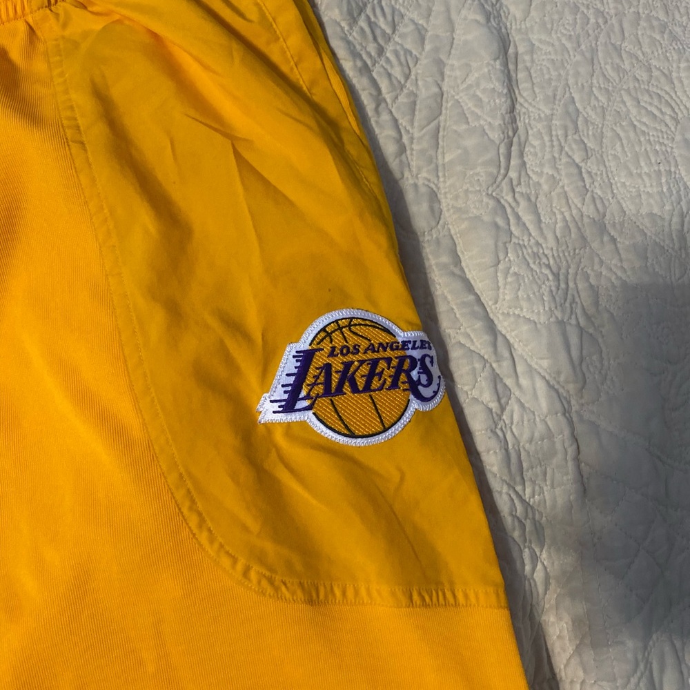 Vintage Los Angeles lakers sweatpants warm ups